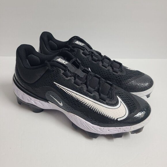 Nike Alpha Huarache Elite 4 Low MCS Baseball Cleats FD6221-003 Size 11 Black #1